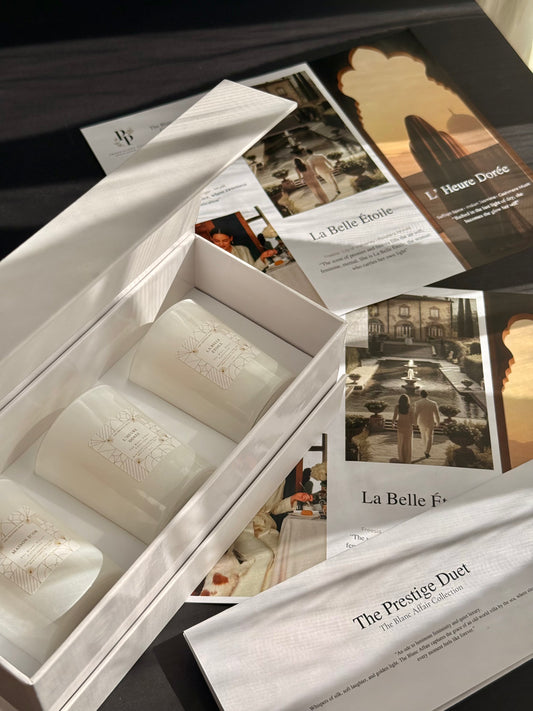 The Blanc Affair | Luxury White Candle Trio by Prestigious Posies