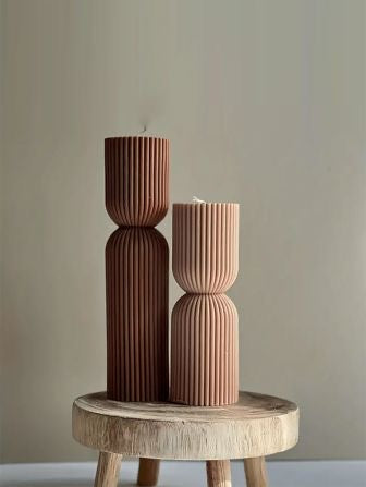 Aurelia Column | Sculptural Candle by Prestigious Posies