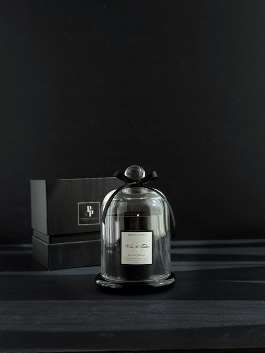 The Cloche d'Elégance | Luxury Coco Wax Candle by Prestigious Posies