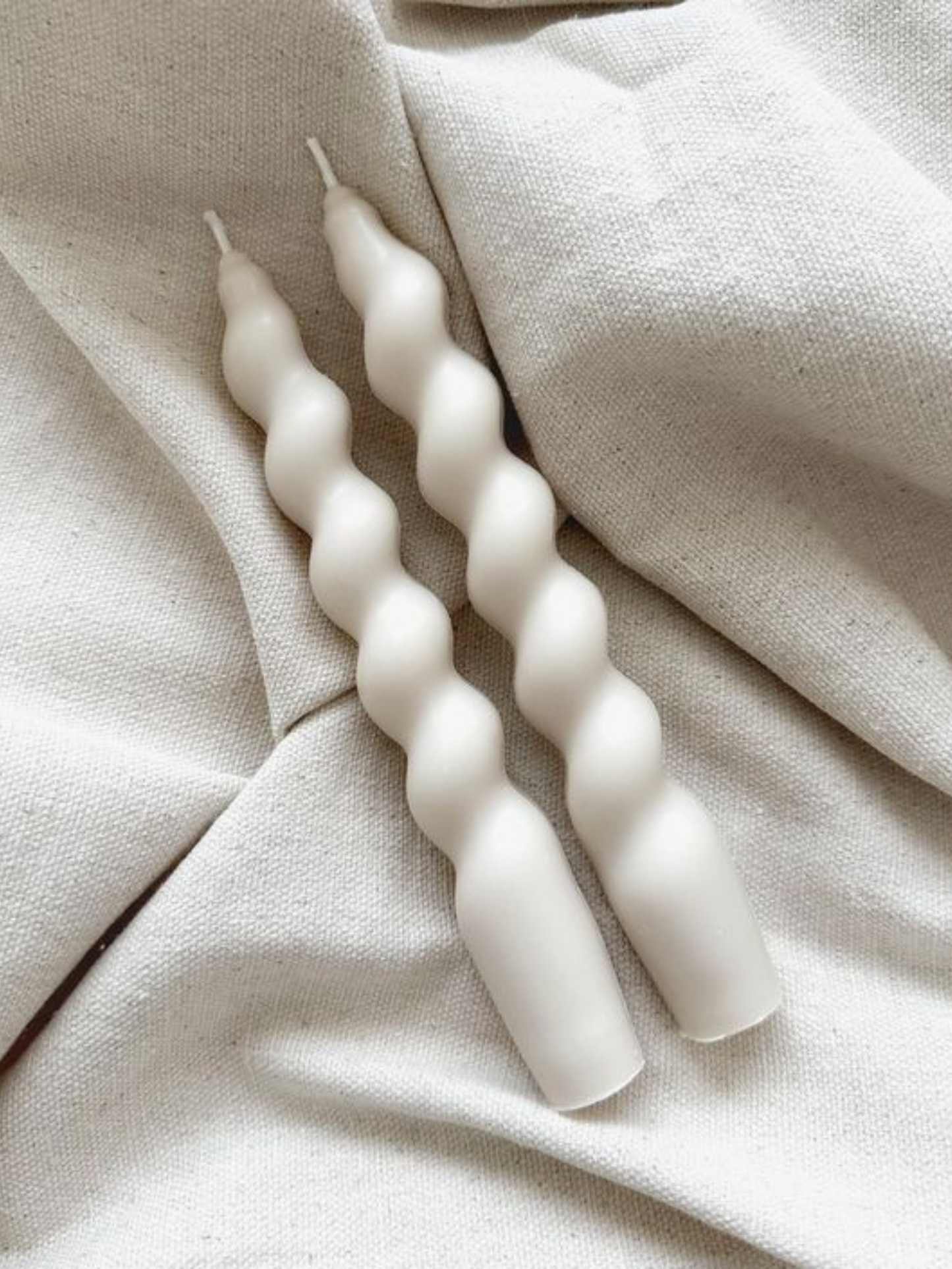 Noir Étoile | Swirl Taper Candles & Trio Holders by Prestigious Posies